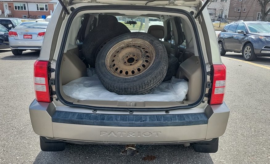 2010-Jeep Patriot/Power Locks/Power Windows/Power Mirrors/Alloy Wheels/Air Conditioning. $2499.00