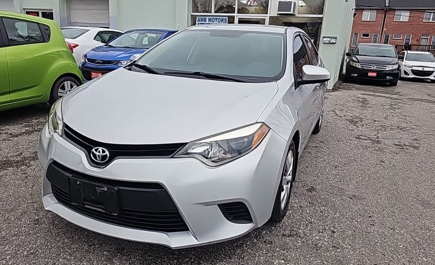 2014-COROLLA/HEATED SEATS/REAR VIEW CAMERA/BLUETOOTH/REMOTE TRUNK RELEAE/KEY LESS  ENTRY/POWER WINDOWS/POWER LOCKS. $15449.00