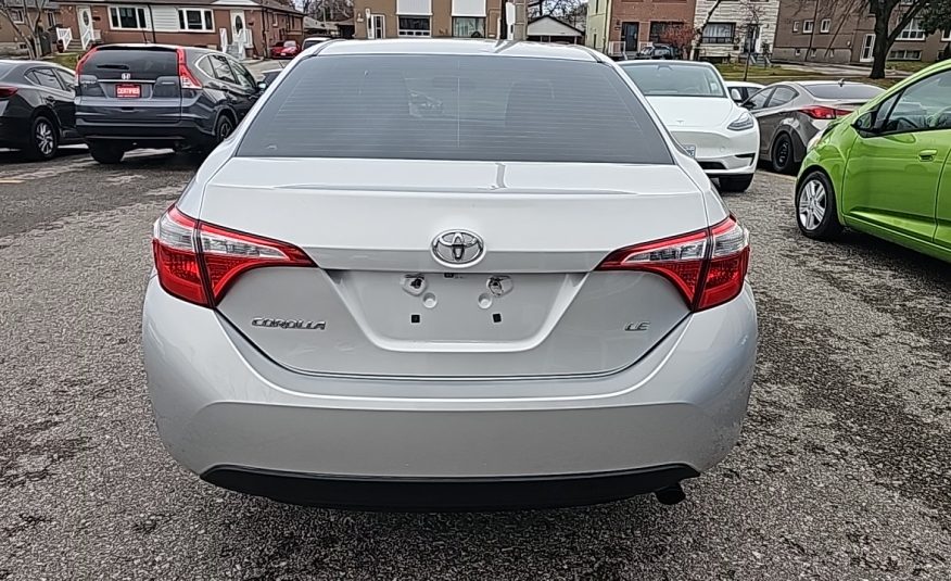 2014-COROLLA/HEATED SEATS/REAR VIEW CAMERA/BLUETOOTH/REMOTE TRUNK RELEAE/KEY LESS  ENTRY/POWER WINDOWS/POWER LOCKS. $15449.00