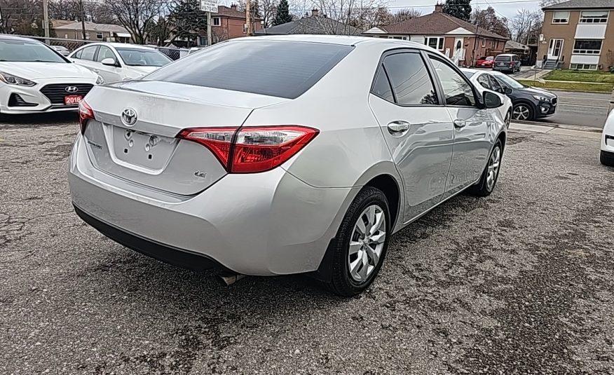 2014-COROLLA/HEATED SEATS/REAR VIEW CAMERA/BLUETOOTH/REMOTE TRUNK RELEAE/KEY LESS  ENTRY/POWER WINDOWS/POWER LOCKS. $15449.00