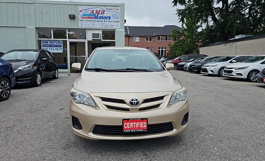 2012-Toyota Corolla/Heated Seats/Remote Trunk Release/Power Locks/Power Windows/Air Conditioning/Cruise Control. $10949.00