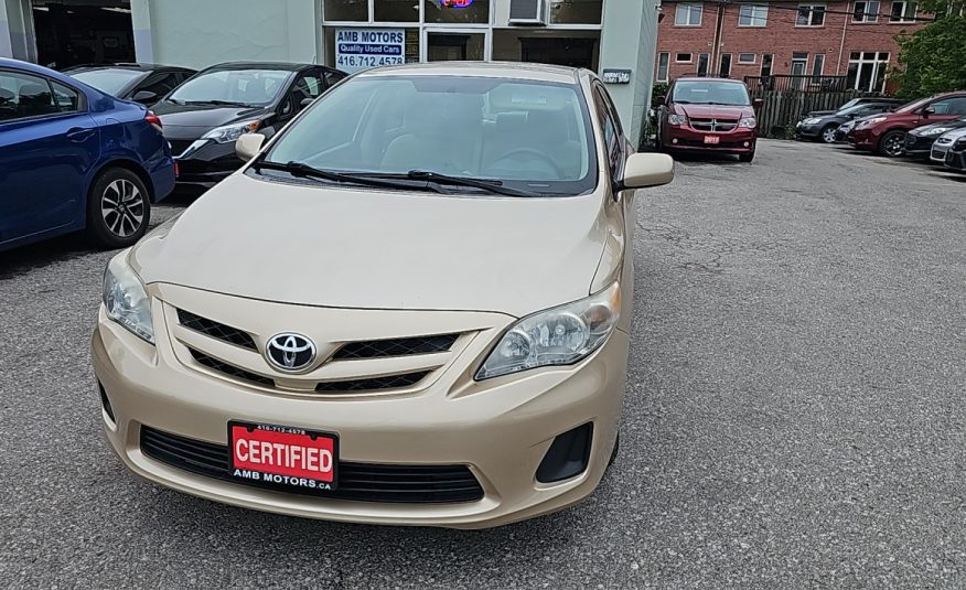 2012-Toyota Corolla/Heated Seats/Remote Trunk Release/Power Locks/Power Windows/Air Conditioning/Cruise Control. $10949.00