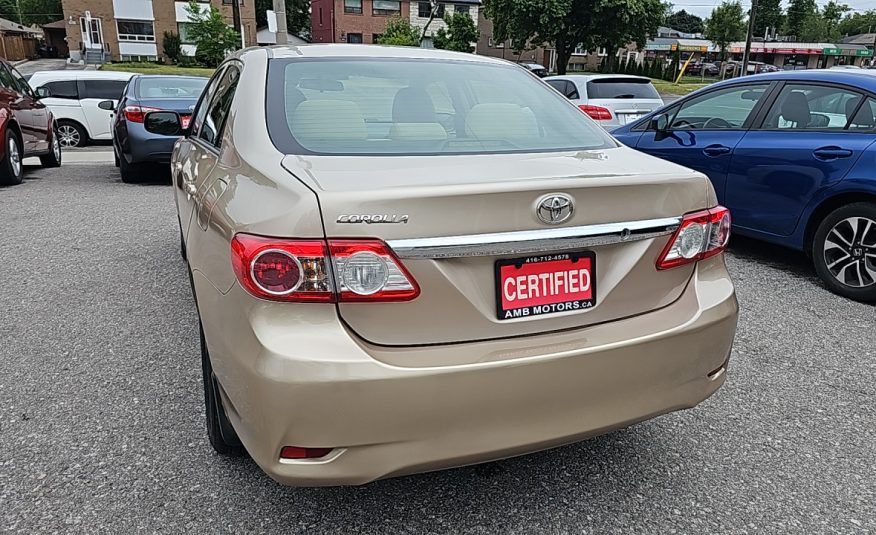 2012-Toyota Corolla/Heated Seats/Remote Trunk Release/Power Locks/Power Windows/Air Conditioning/Cruise Control. $10949.00