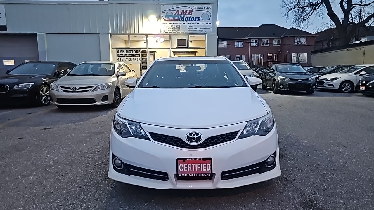 2013 Toyota Camry SE Loaded/Leather Seats/Heated Seats/Power Seat/Sun Roof/Alloy Wheels/Rear View Camera/Spoiler/ECO Mode. $12449